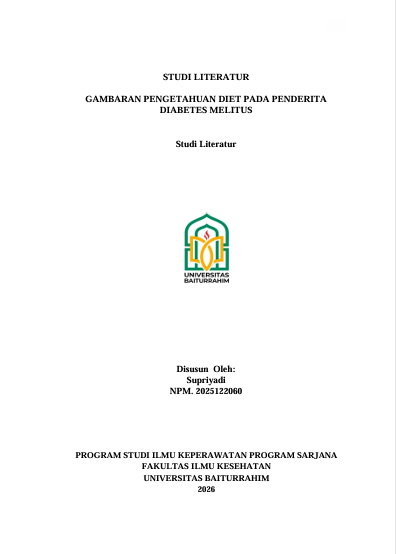 GAMBARAN PENGETAHUAN DIET PADA PENDERITA  DIABETES MELITUS