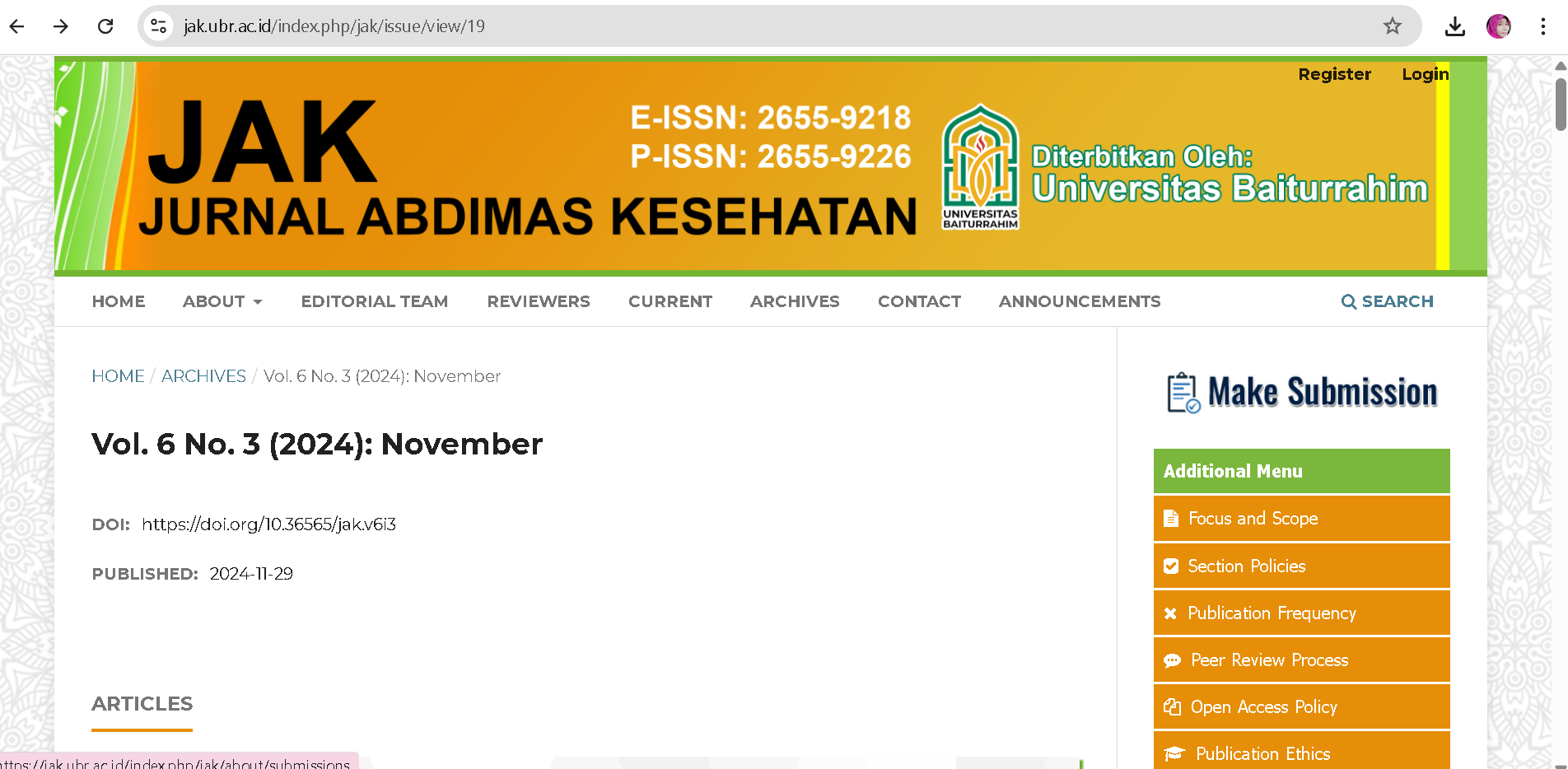 Upaya Peningkatan Perilaku Hidup Bersih dan Sehat (PHBS) pada Siswa SMP Ahmad Dahlan Kota Jambi