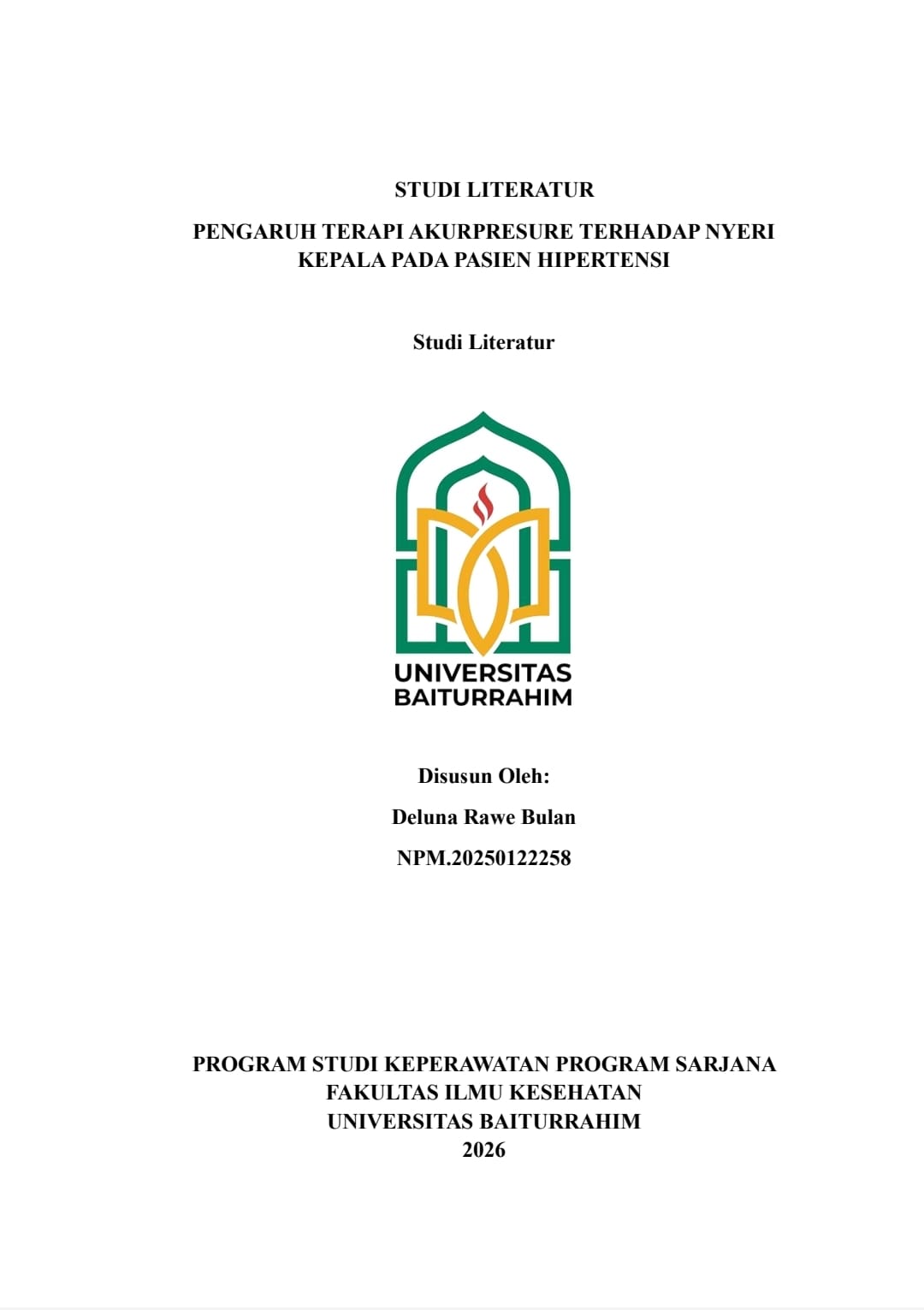 STUDI LITERATUR 