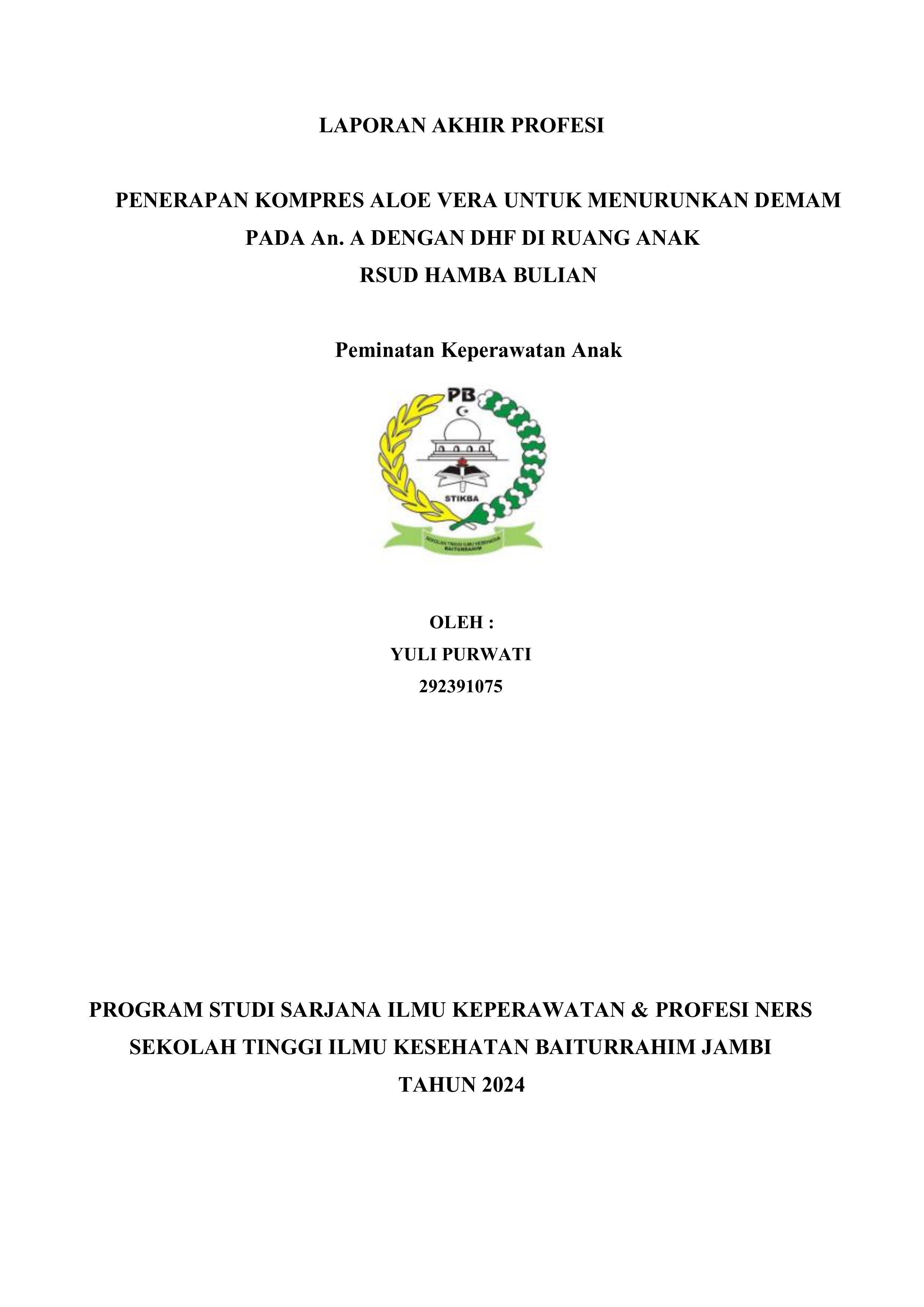 HUBUNGAN BEBAN KERJA DAN SUPERVISI DENGAN KINERJA PERAWAT PELAKSANA DI INSTALASI IGD DI RSUD HAJI ABDOEL MADJID BATOE TAHUN 2023 SKRIPSI